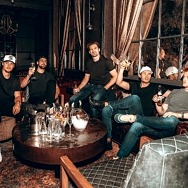 Vegas Golden Knights Right Wing Mark Stone and Friends Enjoy a Night out at The Barbershop Cuts & Cocktails