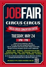 Circus Circus Las Vegas to Host a Job Fair for Several Positions May 24