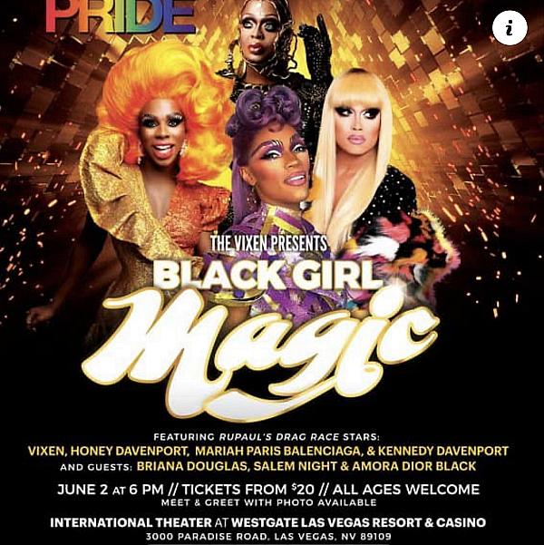 Las Vegas PRIDE present Black Girl Magic LIVE 