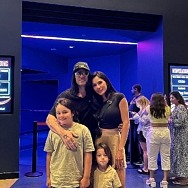 Criss Angel and Family Visit Flyover in Las Vegas, The Strip’s New Flight Ride Attraction