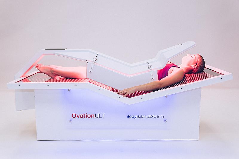 OvationULT red light therapy bed