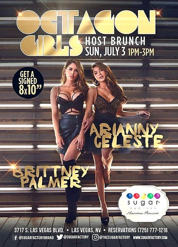 Octagon Girls Host Signing and Brunch at Sugar Factory on July 3