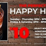 Rosa Ristorante Offers “The Perfect 10” Happy Hour Daily and Nightly