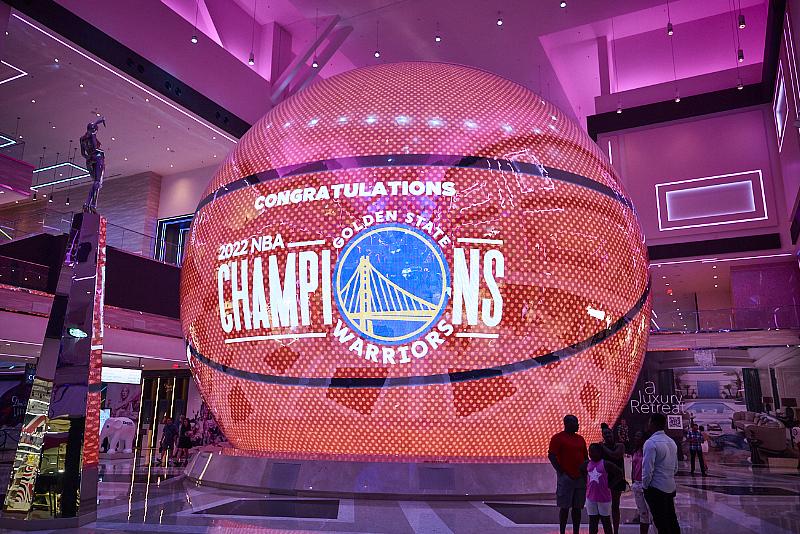 Golden State Warriors Celebrate NBA Championship Win at Resorts World Las Vegas