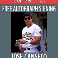 Former MLB Player Jose Canseco to Sign Autographs at Rampart Casino This Saturday