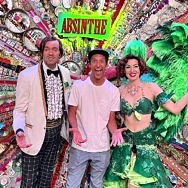 Actor and Comedian Daniel Pudi Visits ABSINTHE at Caesars Palace Las Vegas