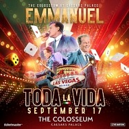 EMMANUEL to Bring His Toda la Vida Tour to The Colosseum at Caesars Palace September 17, 2022