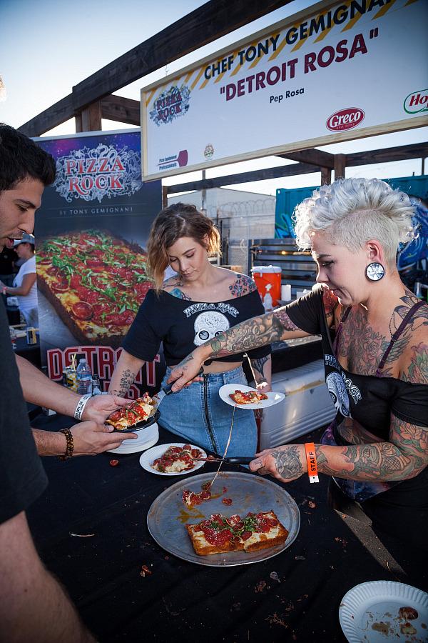 Pizza Rock serves pizza at 2019 Las Vegas Pizza Festival