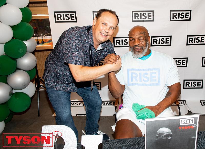 Mike Tyson at Rise Dispensary