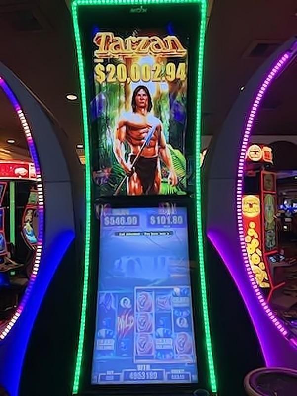 Lucky Local Hits $49K Jackpot Playing Tarzan at Rampart Casino