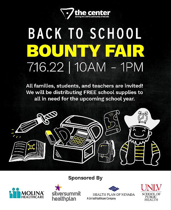 Aye, Aye Matey, The Center Will Have a Back-to-School Bounty Fair