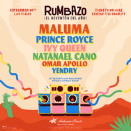 Maluma, Becky G, Prince Royce, Natanael Cano, Ivy Queen and More Join Inaugural Rumbazo Latin Music & Culture Festival in Las Vegas Sept. 10, 2022