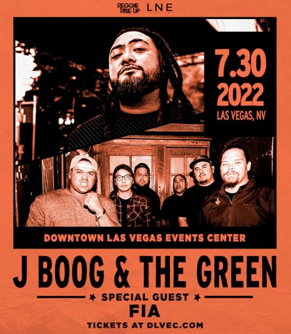 The Downtown Las Vegas Events Center Presents J Boog & The Green, July 30, 2022