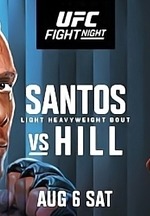 Top 10 Light Heavyweight Contenders (#6) Thiago Santos and (#10) Jamahal Hill Collide at UFC Apex