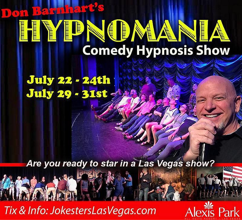 Comedy Hypnotist Don Barnhart Brings Hypnomania to Las Vegas