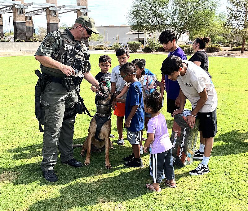 City of North Las Vegas holds Unplug and Play Toys event at Liberty Park