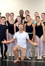 Derek Hough Makes Surprise Visit to Academy of Nevada Ballet Theatre in Las Vegas