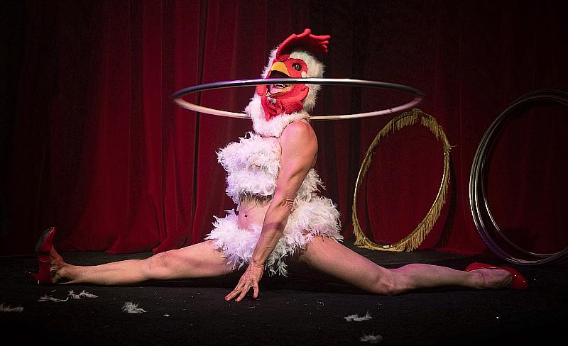 Cheapshot - Miss Behave’s Mavericks - Hula Hooping Chicken Performer - Courtesy of Corner Bar Management