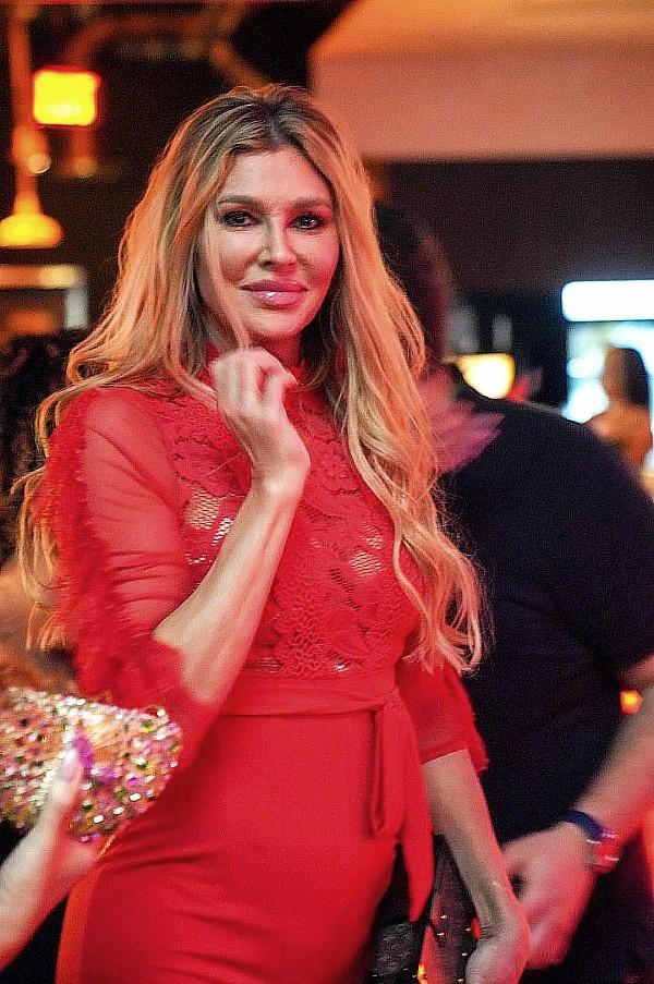 Brandi Glanville poses for a photo at the Kings of Hustler Male Revue in Las Vegas (photo credit: Jayson Swann)