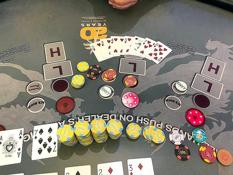 Pai Gow Poker Progressive, winning hand