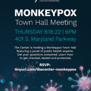 Monkeypox Town Hall at The Center on August 18