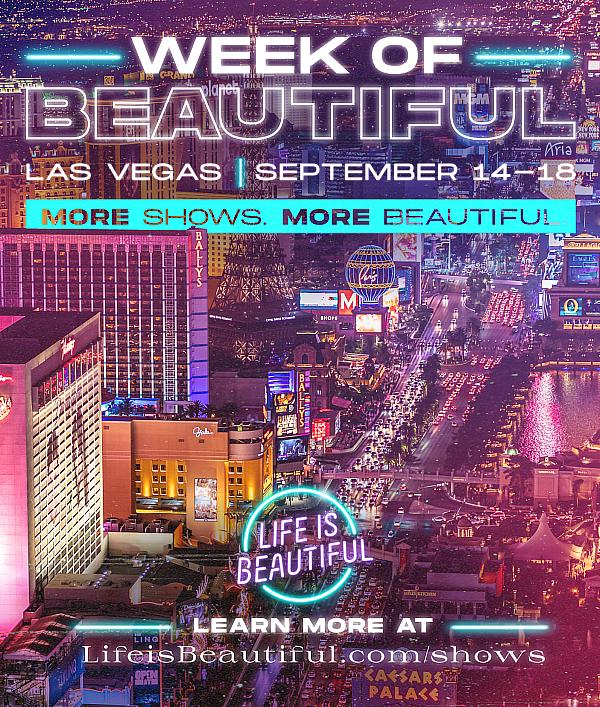 Life Is Beautiful Announces “Week of Beautiful” Parties and Performances