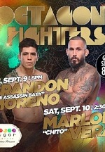 Octagon Fighters Brandon Moreno and Chito Vera Host Meet and Greets at Sugar Factory on Sept. 9 and 10