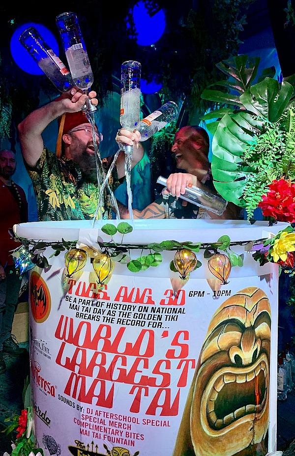 The Golden Tiki Breaks World Record for Largest Mai Tai