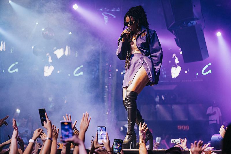 Superstar Ciara Electrifies Drai’s Nightclub With Surprise Performance