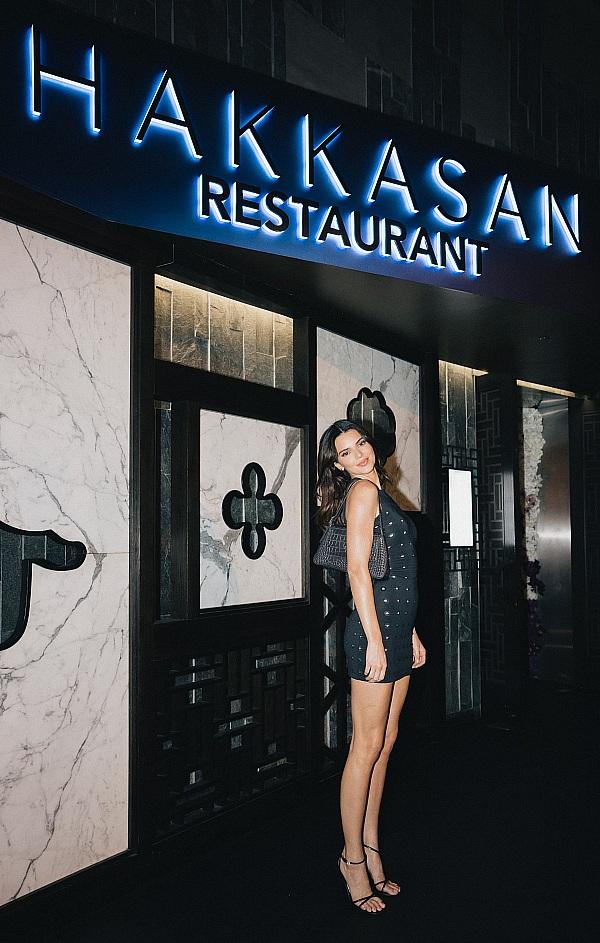 Kendall Jenner celebrates the Nevada launch of Eight Reserve at Hakkasan Las Vegas Restaurant & Nightclub (Credit: Sophie Sahara)