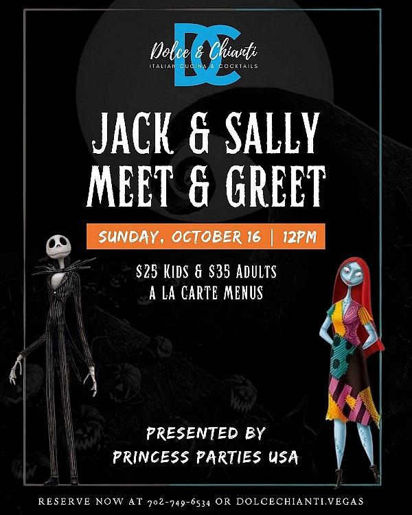 Sunday, October 16 - Children's Jack & Sally Meet & Greet