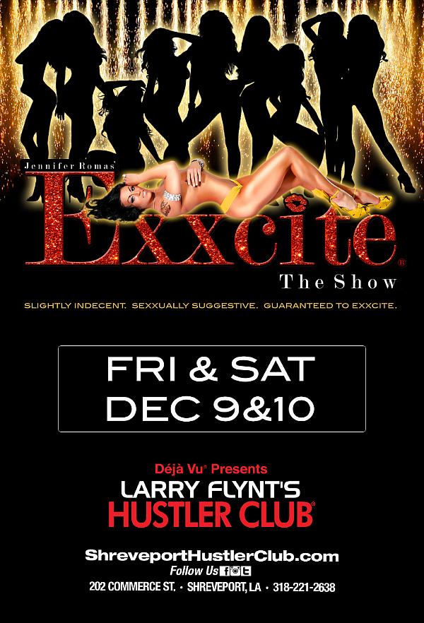 Award-Winning Las Vegas Based Female Revue Exxcite the Show Slated to Make Its Shreveport, LA Debut at Larry Flynt’s Hustler Club