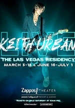 Four-Time Grammy Award Winner Keith Urban Announces New Las Vegas Residency at Zappos Theater at Planet Hollywood (w/ Video)