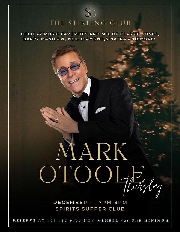 Enjoy Holiday Music with Mark OToole