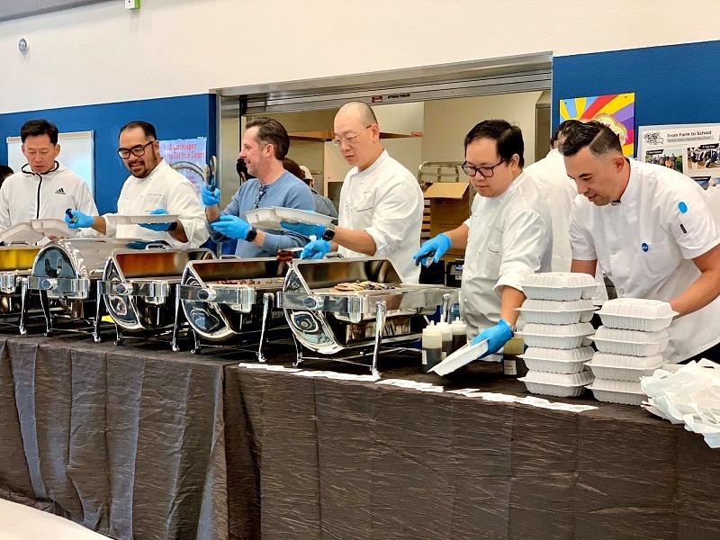 Chefs for Kids and ARIA Resort & Casino serve up smiles and a free healthy breakfast to more than 400 students and teachers 
