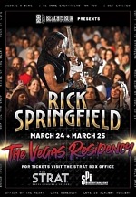 Rick Springfield to Rock New Residency at The STRAT Hotel, Casino & SkyPod (w/ Video)