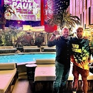Jake Paul Celebrates His Victory over Anderson Silva at Resorts World Las Vegas