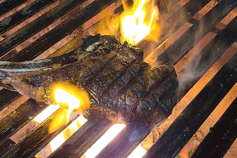 138° Restaurant Dry-Aged Steak on Grill