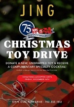 JING Las Vegas Partners with Marines Toys for Tots Program for Their 75th Annual Charity Toy Drive