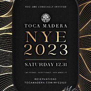 Ring in the New Year at Toca Madera Las Vegas on Saturday, December 31st