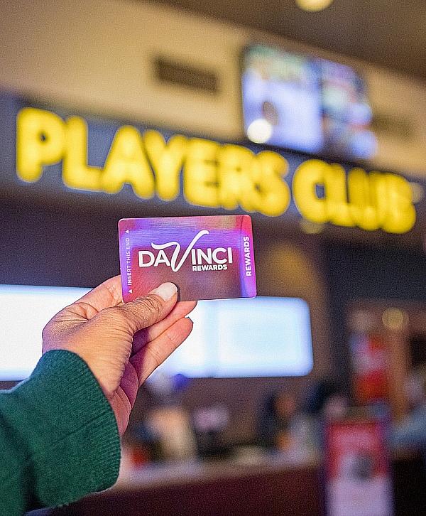 The DaVinci Rewards Players Club offers daily promotions and tournaments