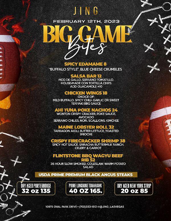 JING's Big Game Party