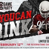 Gilley’s Saloon, Dance Hall & Bar-B-Que and Golden Circle Sportsbook & Bar at Treasure Island will each host a watch party for the Big Game on Sunday, Feb. 12, offering up bottomless drinks.