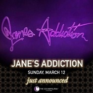 Rock ‘n’ Roll Icons Jane’s Addiction to Take Over The Chelsea Theatre at The Cosmopolitan of Las Vegas, March 12