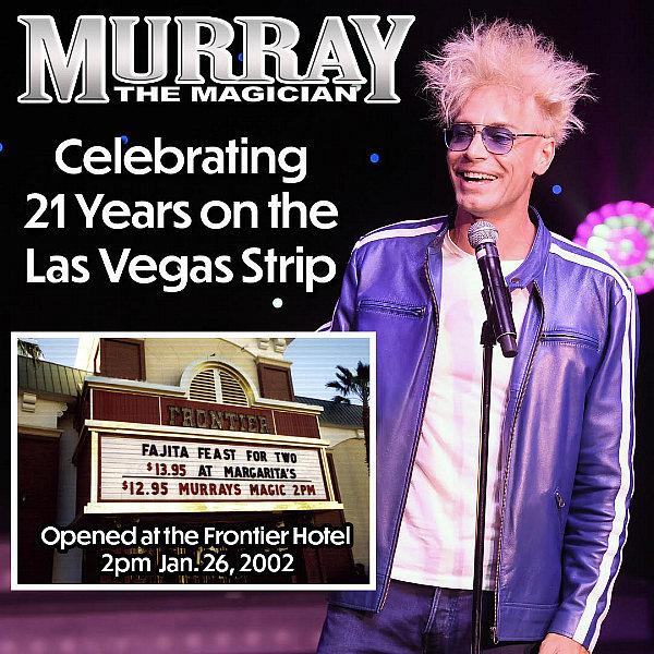 Murray SawChuck Marks his 21st Year performing on the Las Vegas Strip