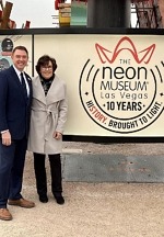 U.S. Senator Jacky Rosen Visits the Neon Museum