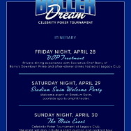 Baller Dream Foundation and Circa Resort & Casino to Host Celebrity Poker Tournament, April 28-30