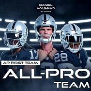 Davante Adams, Josh Jacobs and Daniel Carlson Named to The Associated Press 2022 NFL All-Pro First Team