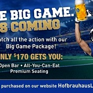 Catch the Big Game at Hofbräuhaus Las Vegas Sunday, February 12