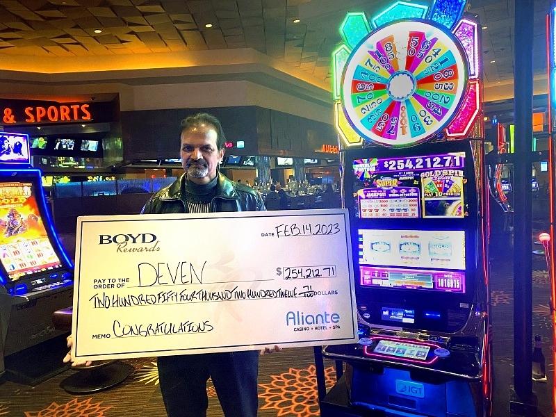 Local Player Hits $254,000 “Wheel of Fortune” Slots Jackpot at Aliante Casino + Hotel + Spa
